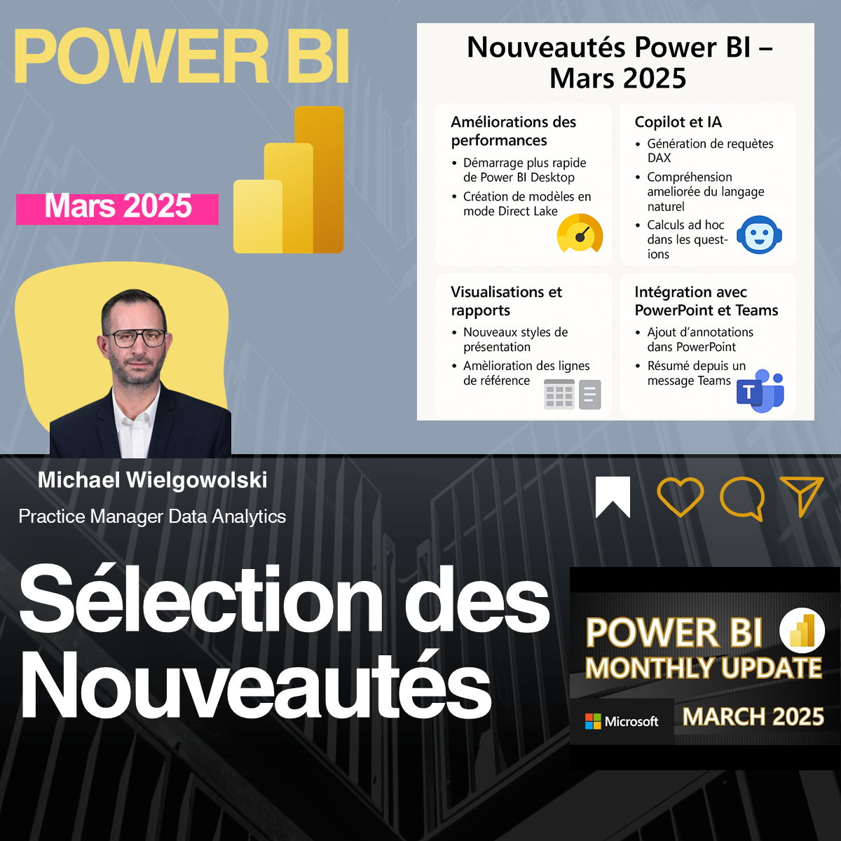 LES NOUVEAUTÉS POWER BI Mars 2025